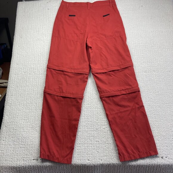 Y2K Levi's Silvertab Nylon Convertible Tech Pants Baggy Orange Size 34 x 34 - Picture 13 of 15